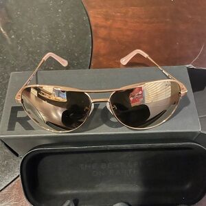 NEW REVO Relay Petite II - Rose Gold w/Champagne Lens - Polarized - Brand New